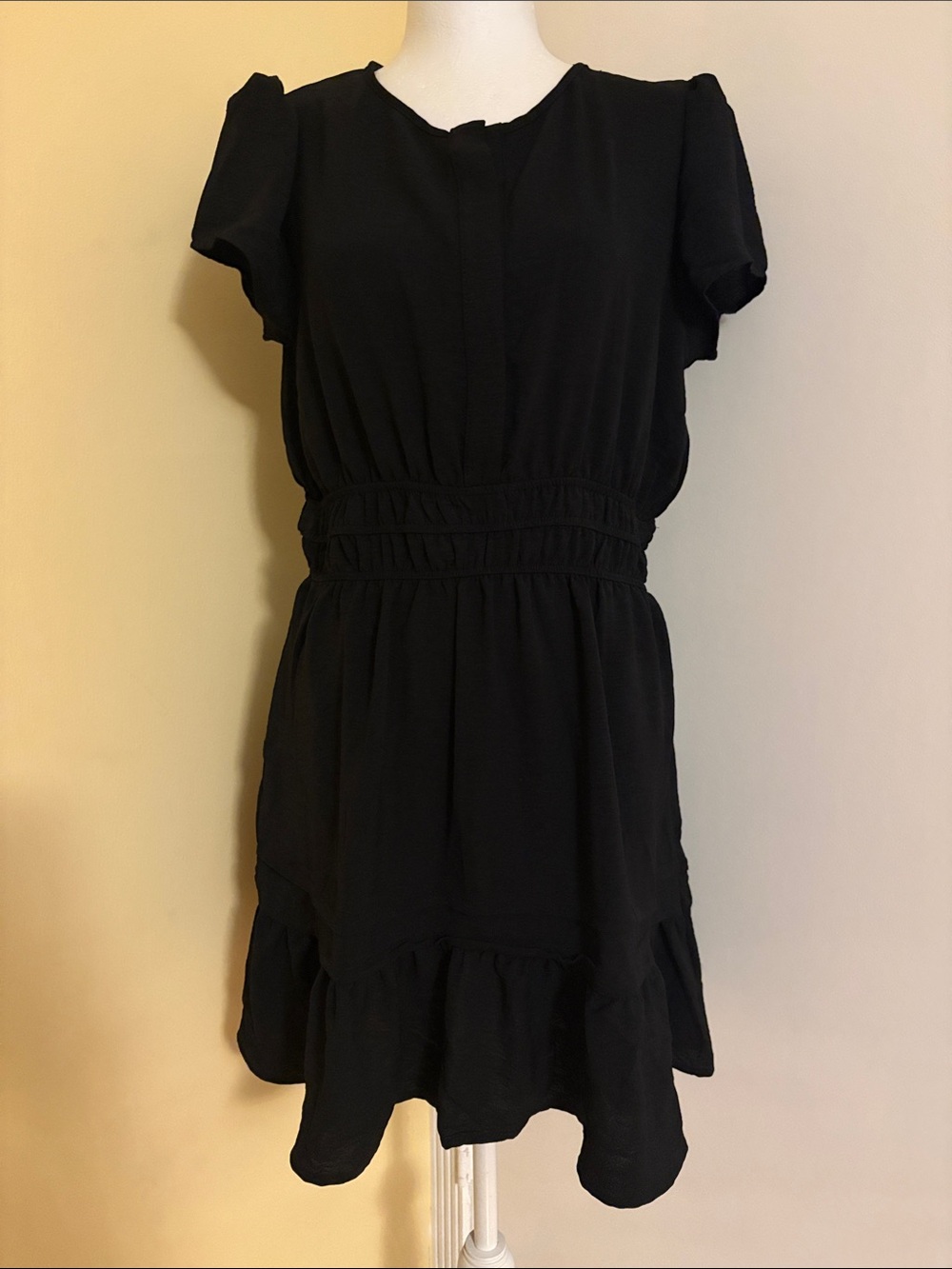 Fashion Nova Tanner Tiered Mini Dress M